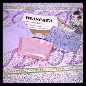 Makeup bag/wristlet  bundle